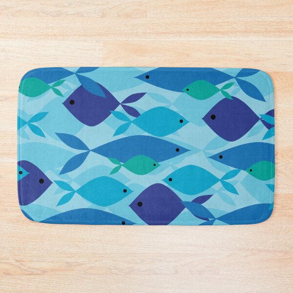 Item preview, Blue Fish Pattern designed and sold by AnastasiaDesign.