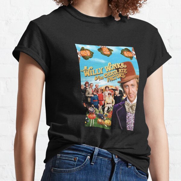 Willy Wonka and the Chocolate Factory Movie Iron On Tee T-Shirt Transfer A5 
