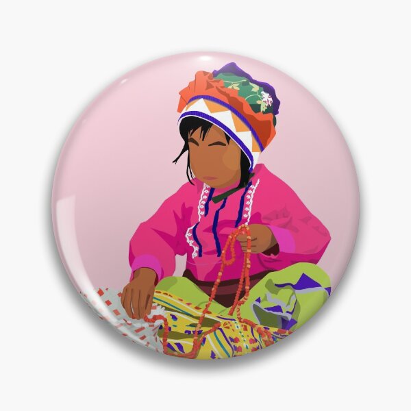 Item preview, Child Weaving a Basket  designed and sold by dyesandpigments.