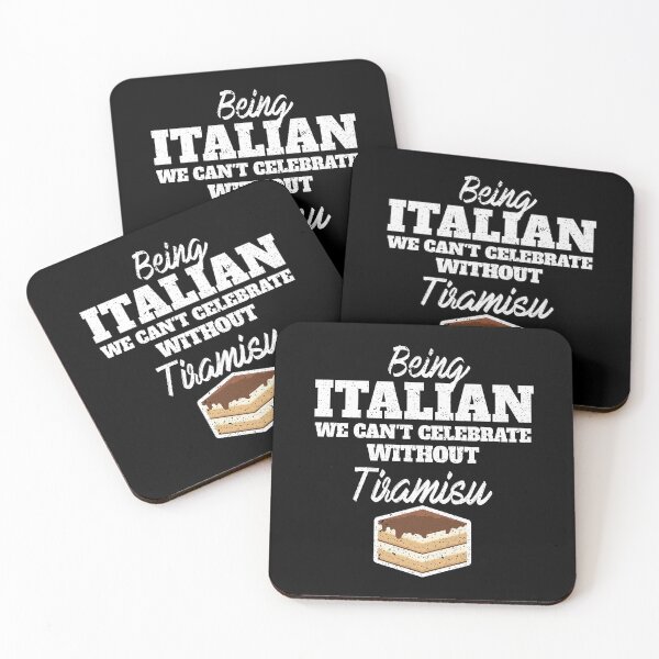 Item preview, Being Italian we can't celebrate without Tiramisu   Graphic National food dish Desserts for Food Lov designed and sold by Orange Pieces.