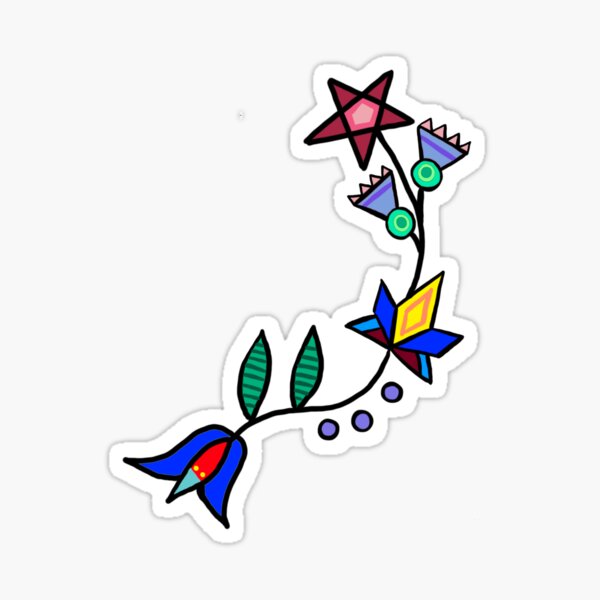 Prairie floral Sticker