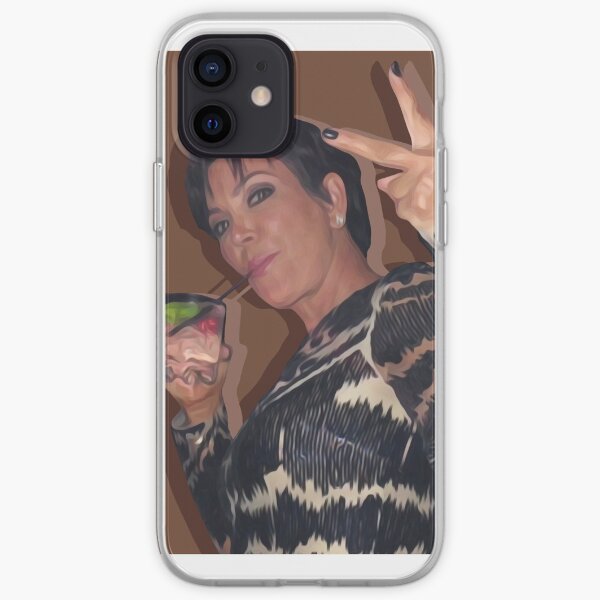 kris and her glass iPhone Soft Case