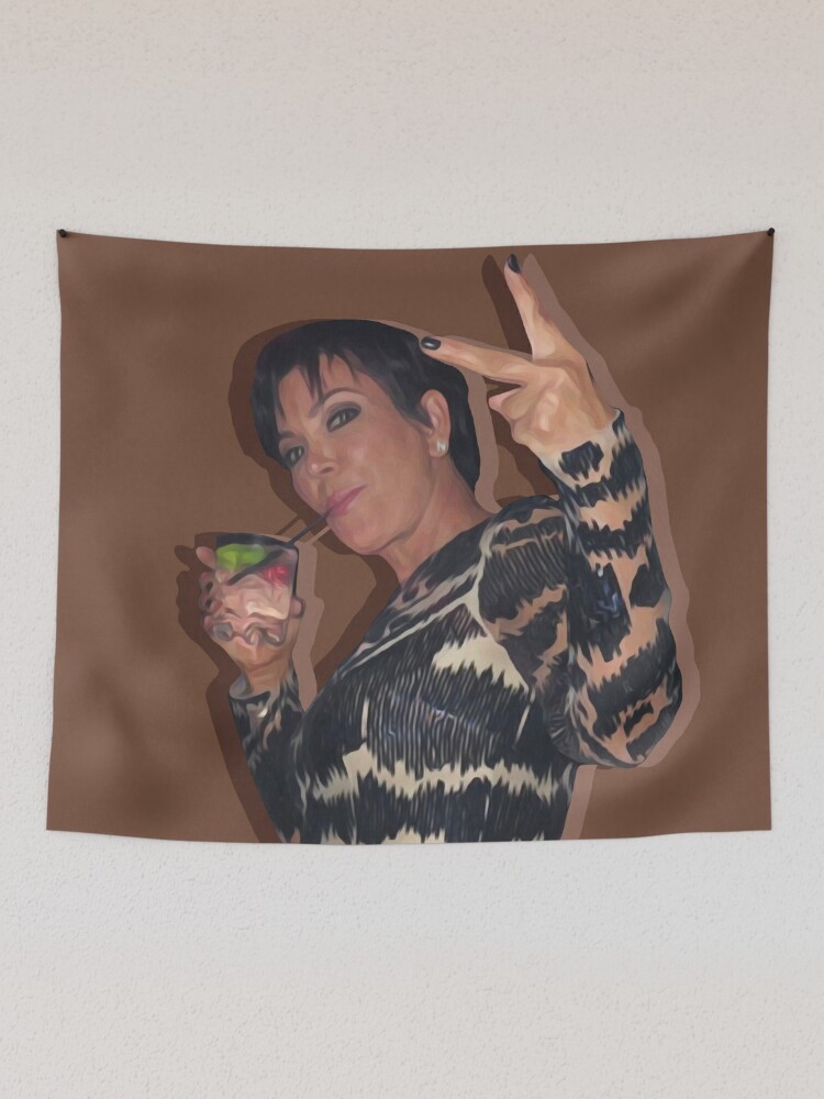 Kris jenner drinking online tapestry