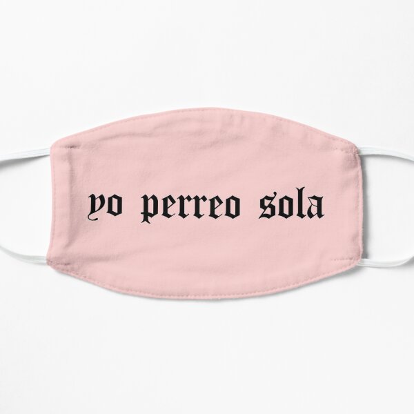El Perreo Mascarilla plana
