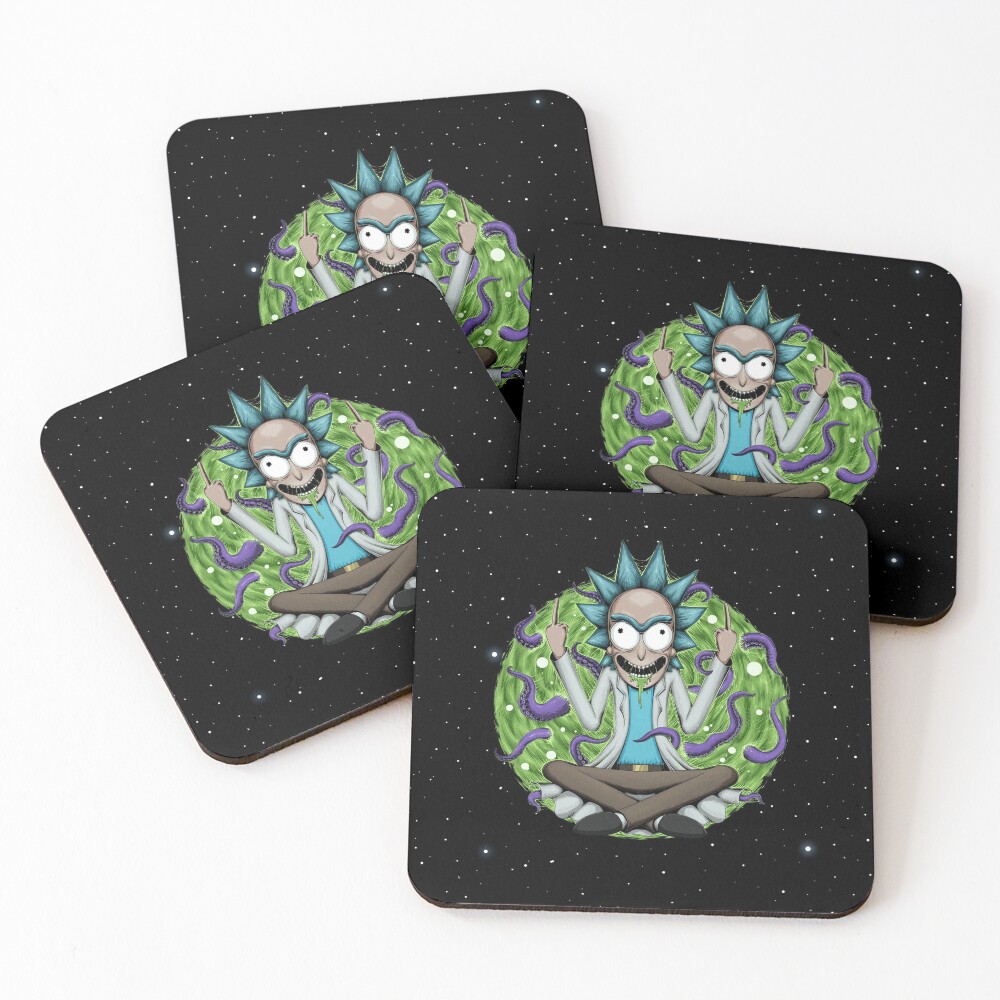 Rick Sanchez Coasters (Set of 4)