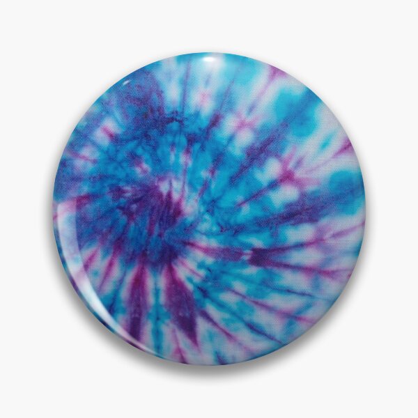 MASK - TIE DYE blue crimson Pin