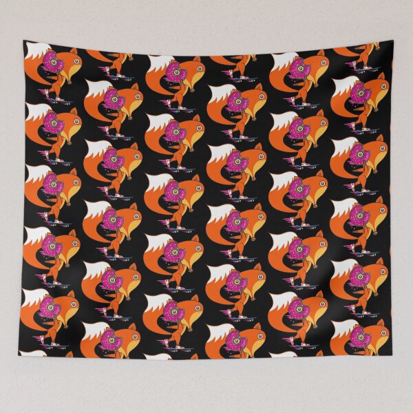 Item preview, Skater Fox loves donut designed and sold by plushism.