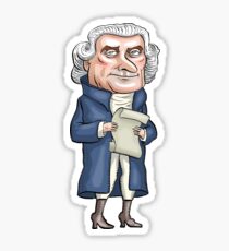 Präsident Thomas Jefferson Sticker