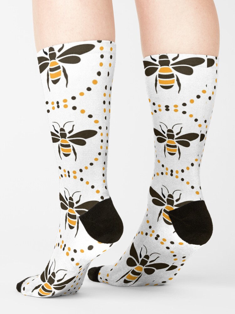 "Bee" Socks by JoniandCo Redbubble