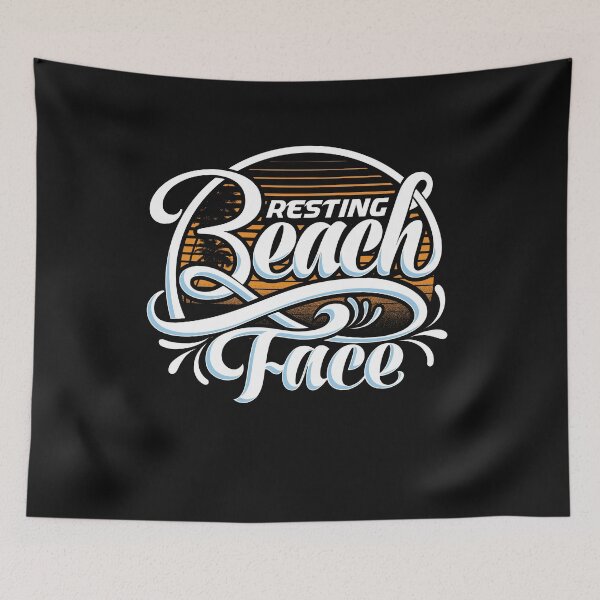Item preview, Beach Face designed and sold by shinevideo.
