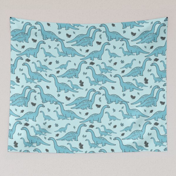 Item preview, Blue Dino Pattern designed and sold by kmoblenes.