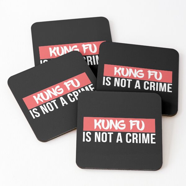 Item preview, Kung Fu is not a Crime Martial Arts designed and sold by Orange Pieces.
