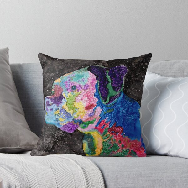 Item preview, Colorful Rainbow Boxer Dog in Alcohol Ink designed and sold by The Elderberry Blossom.