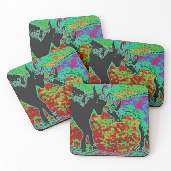 Item preview, Neon Goat Kids Locking Horns designed and sold by EBH-Designs.