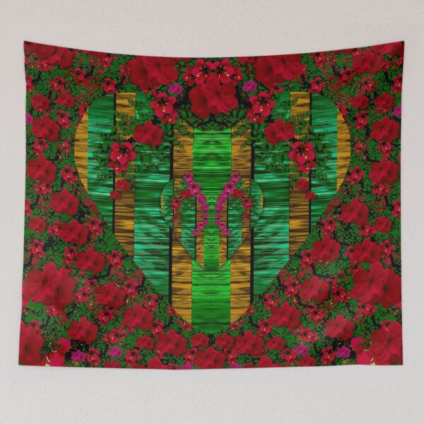 Item preview, loveable landscape in big flower blooms designed and sold by Pepita Selles.