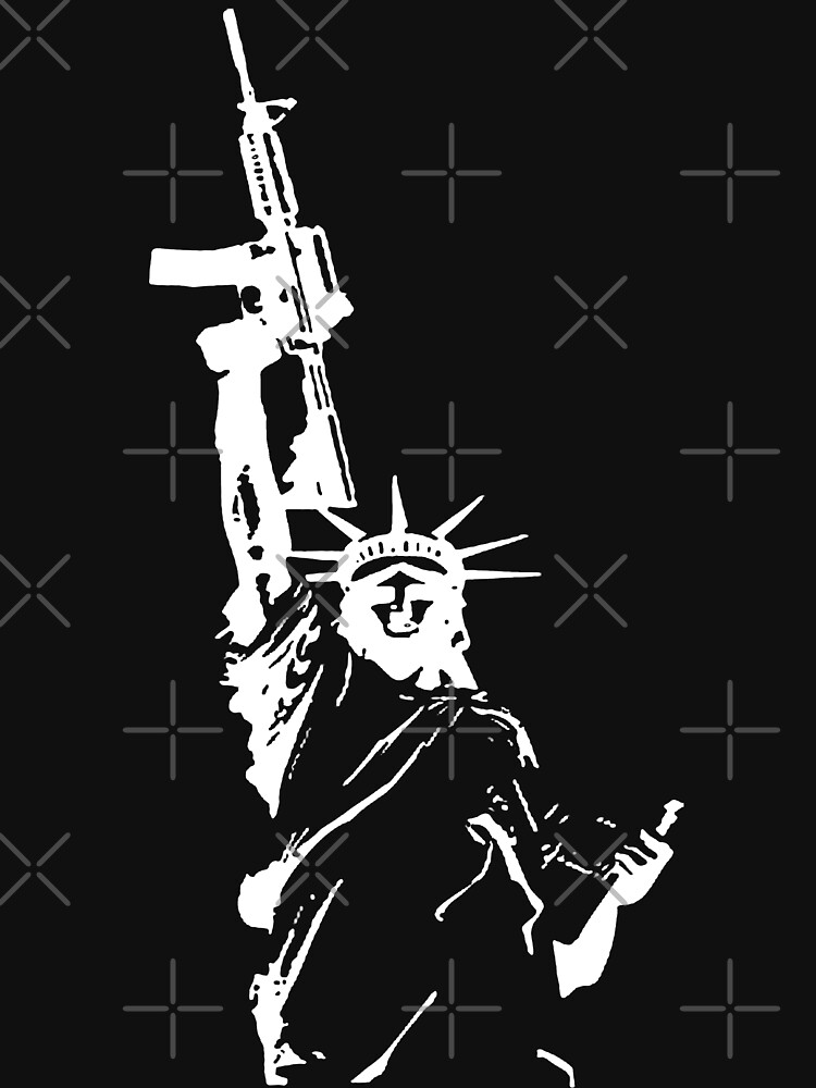 "Statue of Liberty with m4a1" Tshirt by scramble45 Redbubble
