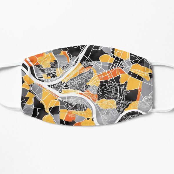 Pittsburgh Map Mask