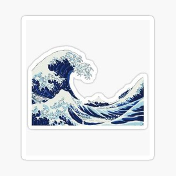 Item preview, wave sticker designed and sold by madelynhester.