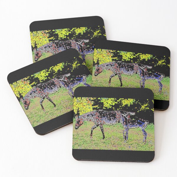 Item preview, Appaloosa horses in Pasture designed and sold by EBH-Designs.