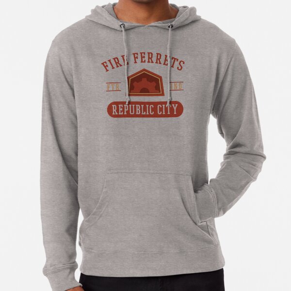 Republic City's Fire Ferrets (Red) Lightweight Hoodie
