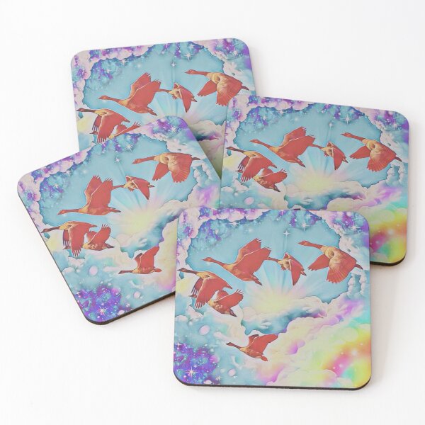 Item preview, Majestic geese soaring overhead! designed and sold by theSpaceman01.