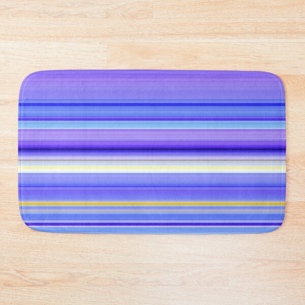 Item preview, Iris sibirica - Blue, white and yellow floral striped pattern designed and sold by WesternExposure.