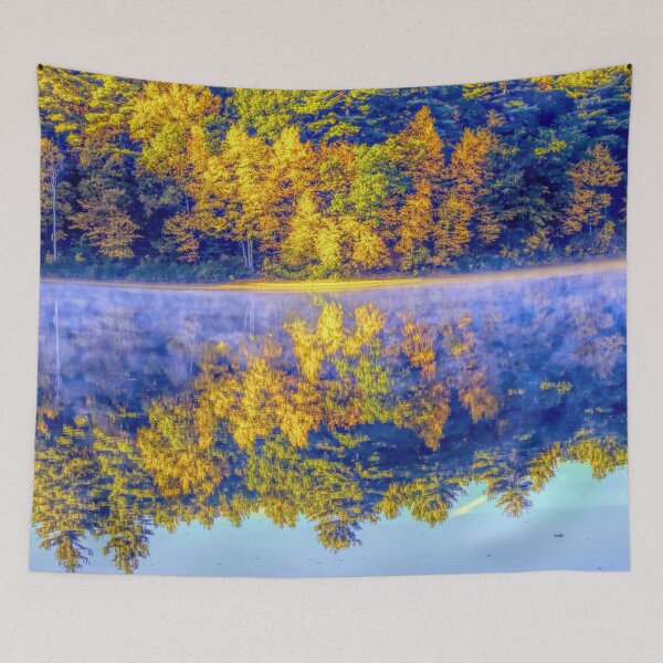 Item preview, Walden Pond Autumn Time Concord Massachusetts Panorama  Reflection  designed and sold by Rocky Mountain Artistry.