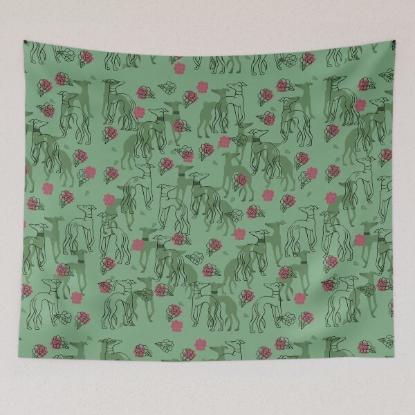 Item preview, Greyhounds and Roses designed and sold by FrictionMaxxing.