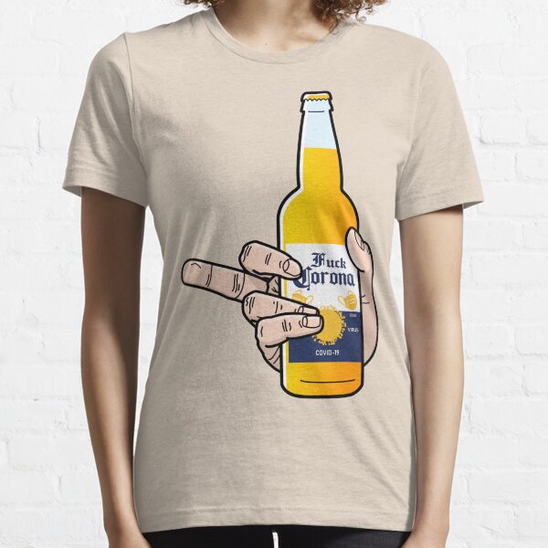Middle Finger to the Virus Essential T-Shirt
