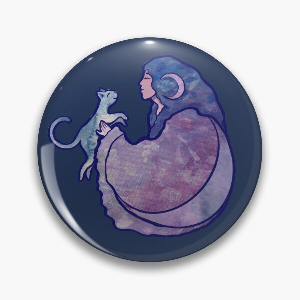 Item preview, Cat Moon Goddess  designed and sold by FrictionMaxxing.