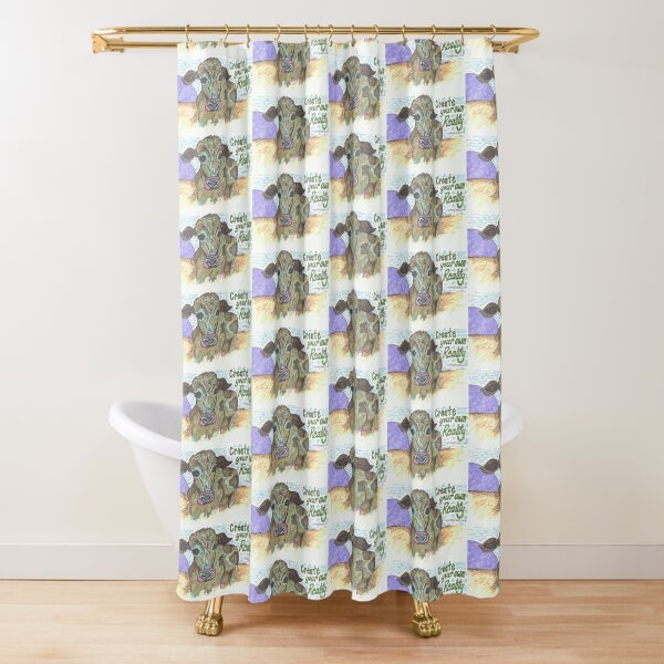 Reality Shower Curtain