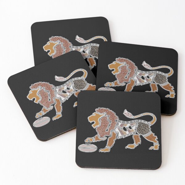Item preview, Authentic Aboriginal Art - Lion designed and sold by HogarthArts.