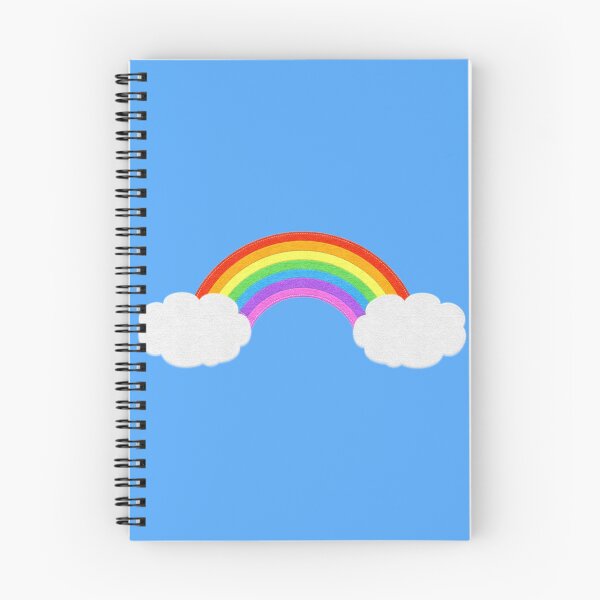 Item preview, Rainbow With Clouds | Cute Felt Look designed and sold by CheriesArt.