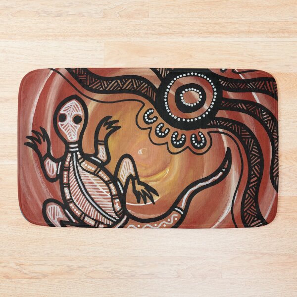 Item preview, Authentic Aboriginal Art - Lizard designed and sold by HogarthArts.