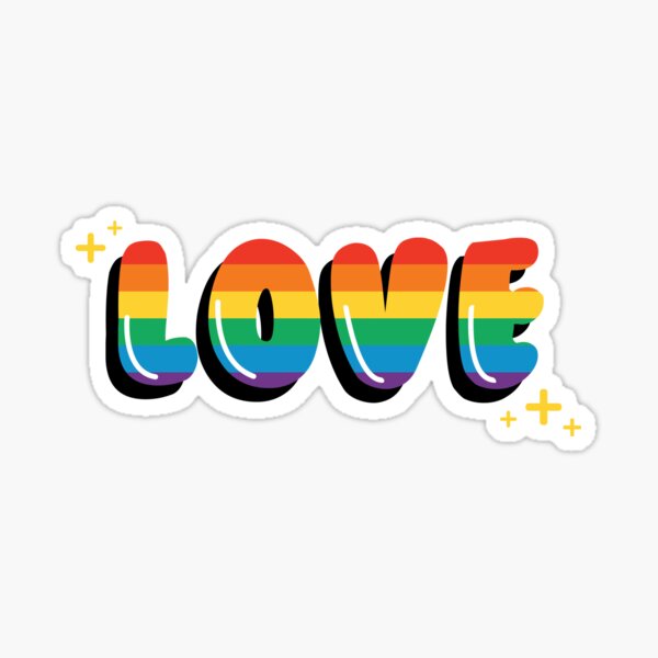 Gay Pride Flag Sticker For Sale By Cbaldwin0464 Redbubble