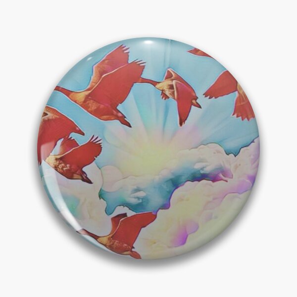 Item preview, Majestic geese soaring overhead! designed and sold by theSpaceman01.
