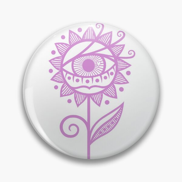 Item preview, Original Cyclops Flower Artwork Illustration (pink) designed and sold by wariana.