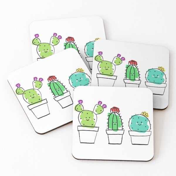 Item preview, Happy Potted Cactus Buddies designed and sold by CactusQuill.