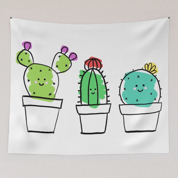Item preview, Happy Potted Cactus Buddies designed and sold by CactusQuill.
