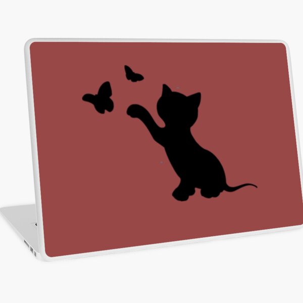 BLACK CAT : CUTE T-SHIRTS , Laptop Skin
