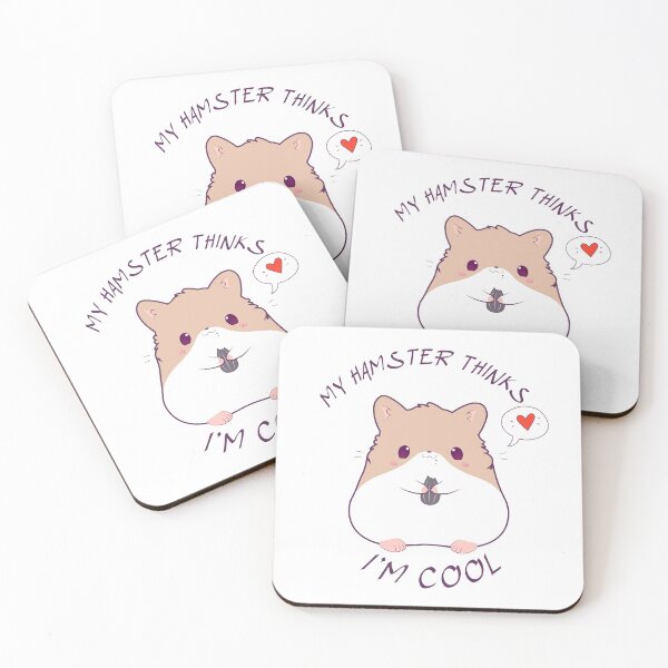 Item preview, my hamster thinks i'm cool designed and sold by Kissane art.