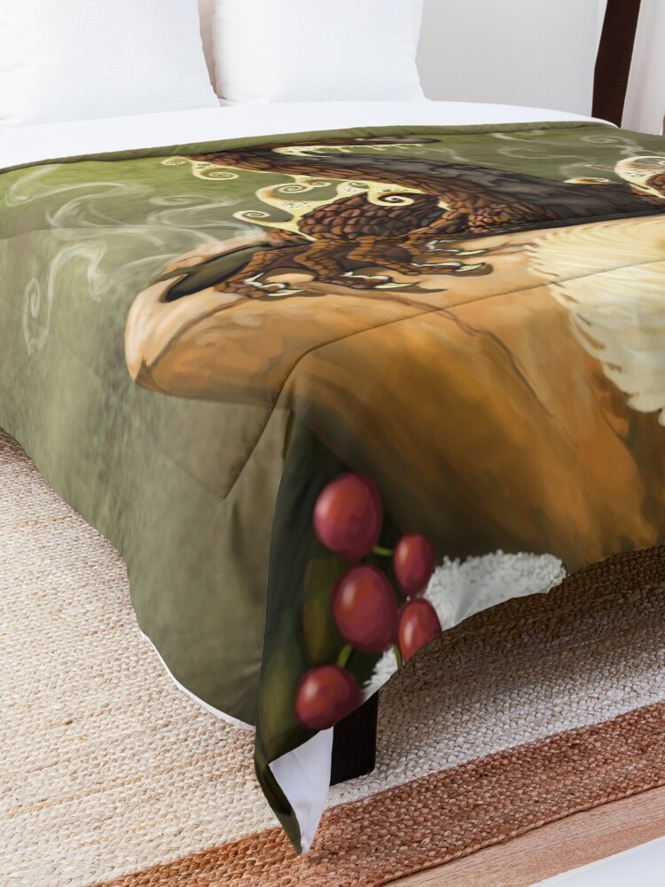 Alternate view of Coffee Dragon Comforter