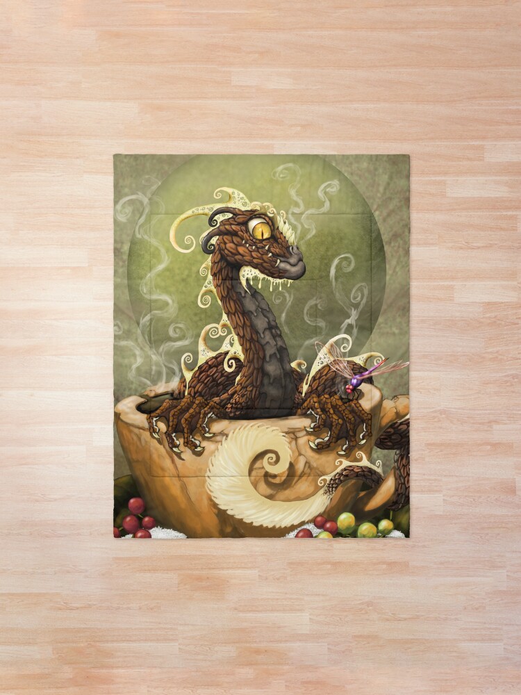 Alternate view of Coffee Dragon Comforter