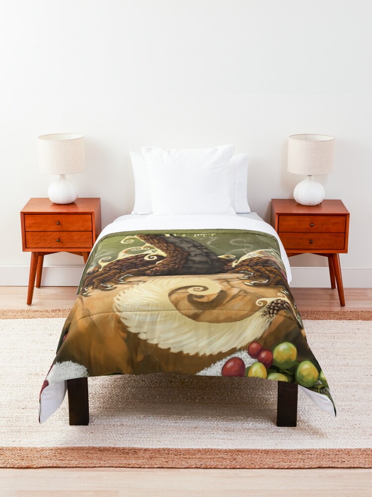 Alternate view of Coffee Dragon Comforter