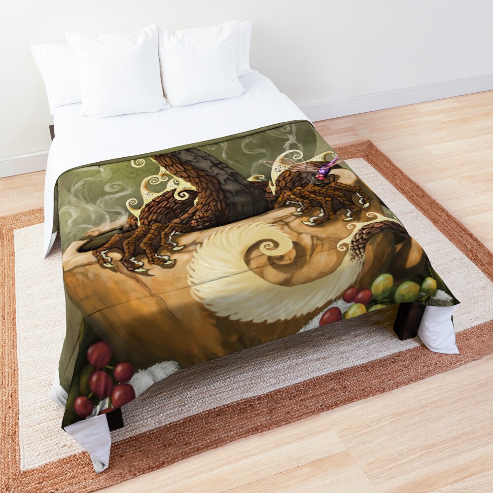 Coffee Dragon Comforter
