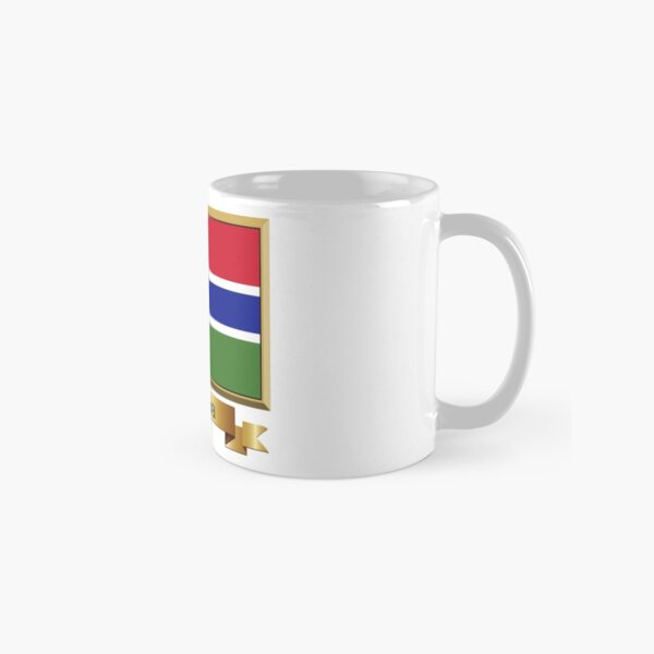 Gambian Flag Gifts, Stickers & Products - Named Classic Mug
