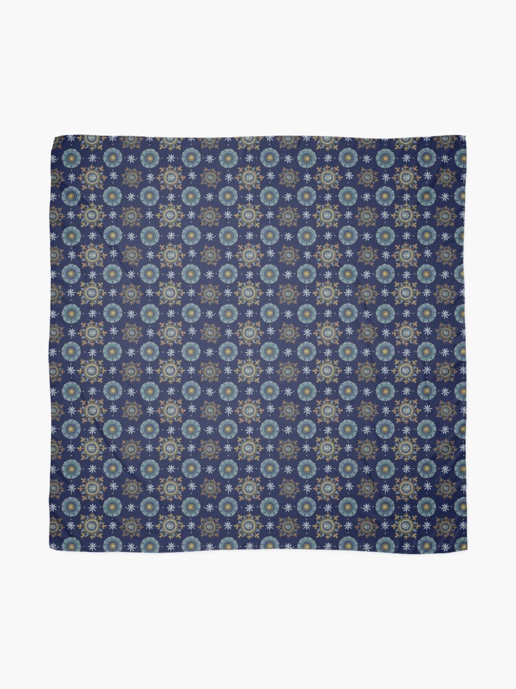 Alternate view of Byzantine blue Empire Scarf