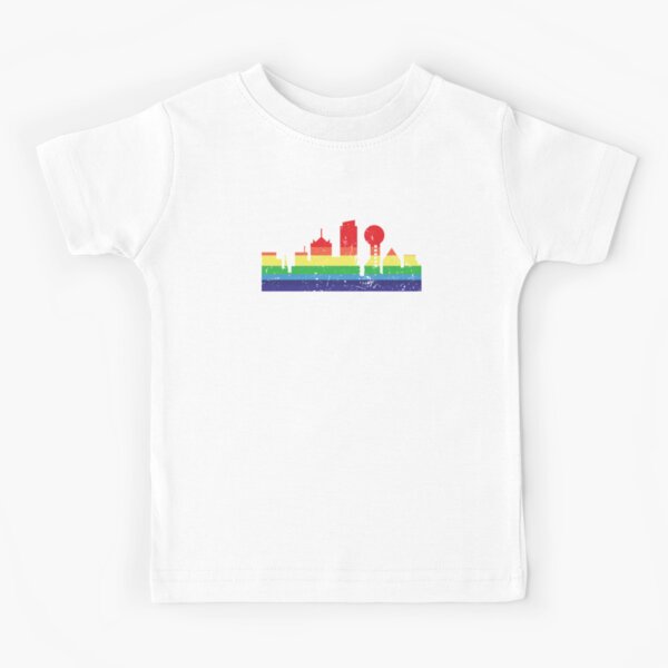 Item preview, LGBT Flag Rainbow Shirt LGBT Dallas City Pride designed and sold by Orange Pieces.