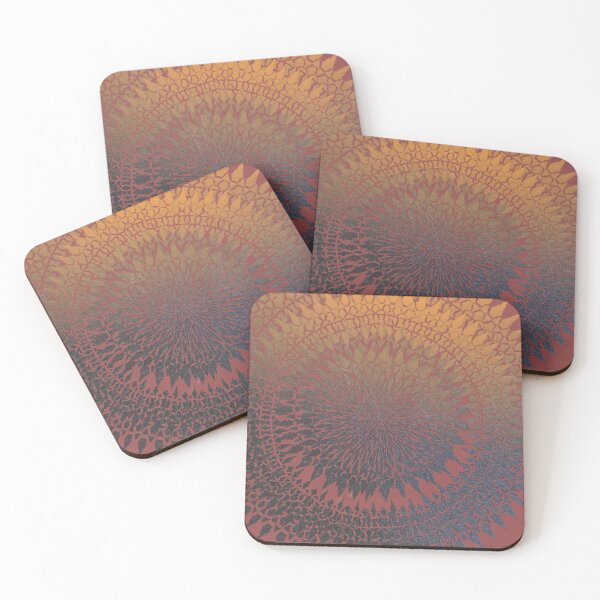 Item preview, Maroon mandala Sacred geometry trippy psychedelic  designed and sold by shantiru.