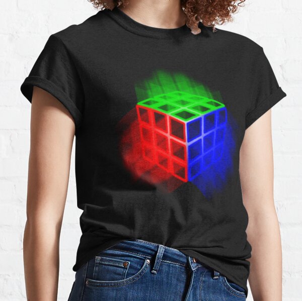 Glowing Rubix Cube Classic T-Shirt